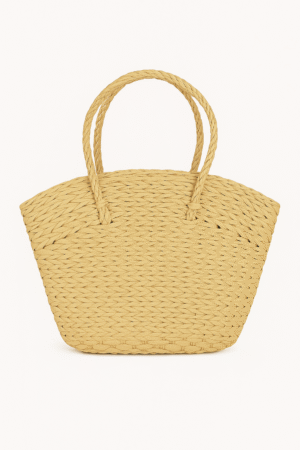 Natural Handwoven Straw Tote Bag – Beach & Summer Style
