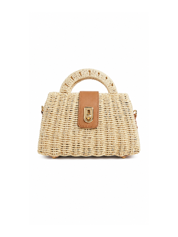 Mini straw handbag for women with top handle Egypt