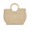 Natural straw beach tote bag for women with round handle Egypt