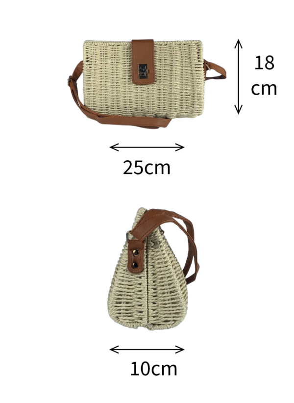 شنطة حريمي قش كروس بودي أنيقة – Straw Crossbody Bag Egypt