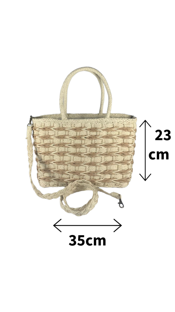 شنطة حريمي قش صيفي أنيقة – Straw Tote Bag Women Egypt (2 Colors)